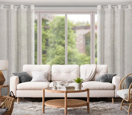 ZASŁONA GOTOWA NEL 140 X 250 CM SZARY