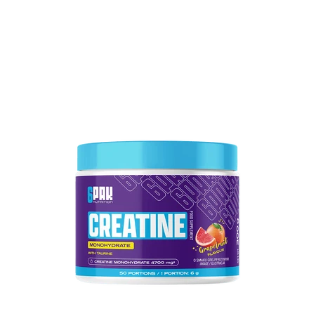 6PAK CREATINE MONOHYDRATE Monohydrat 300g smak grejpfrut
