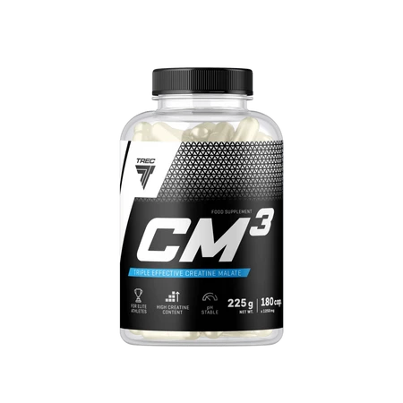 Trec Nutrition CM3 Kreatyna Jabłczan 180 kaps.