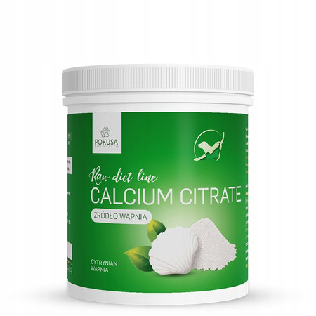 Pokusa Cytynian wapna - suplement dla psa i kota - 250g