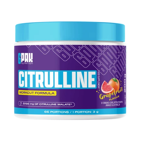 6PAK CITRULLINE Aminokwasy 200g smak grejpfruit