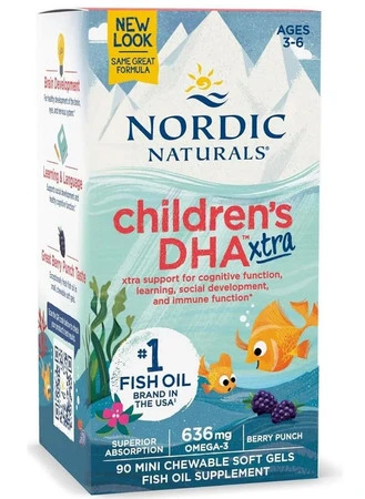 Childrens DHA Xtra 636 mg (90 kaps.)