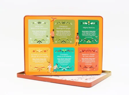 English Tea Shop Super Goodness Collection Kolekcja organicznych herbat w metalowej puszce 36 saszetek