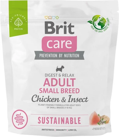 BRIT Care Dog Sustainable Adult Small Chicken Insect 1kg