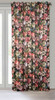ZASŁONA GOTOWA PEONIA NA TAŚMIE 140 X 270 CM BORDOWY