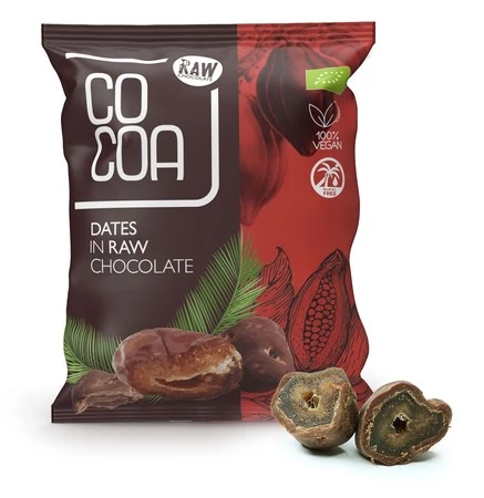 Cocoa Daktyle w surowej czekoladzie 50% BIO 70g