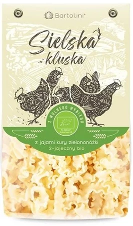 Sielska Kluska z jajami od kur zielononóżek fala BIO 250g