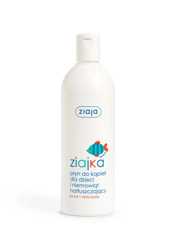 Ziajka, Płyn do kąpieli dla dzieci i niemowląt natłuszczający 370ml