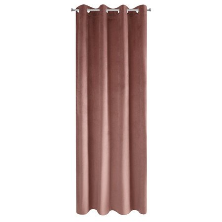 ZASŁONA GOTOWA PIERRE 140 X 250 CM CIEMNORÓŻOWY