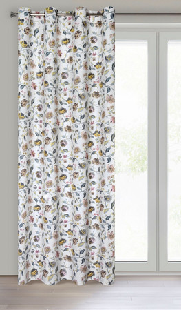 ZASŁONA GOTOWA KRISTAL 140 X 250 CM BIAŁY
