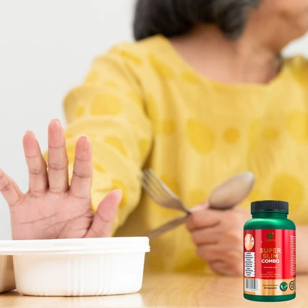 Lanco Nutritions SUPER SLIM COMBO - Redukcja apetytu, wspomaganie odchudzania i regulacja poziomu glukozy - 60 kaps.