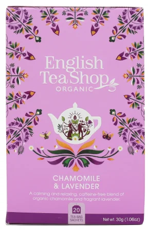English Tea Shop Herbatka ziołowa z rumianekiem i lawendą (20x1,5) BIO 30 g