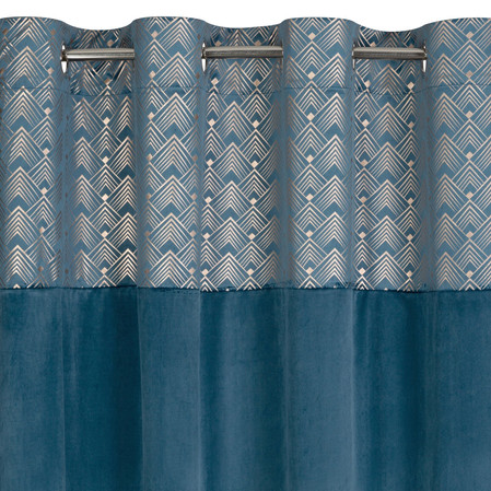 ZASŁONA GOTOWA ELEN 140 X 250 CM NIEBIESKI