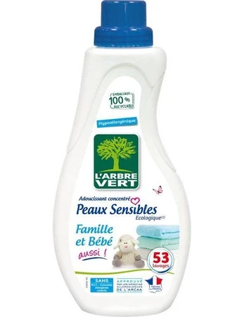 L'ARBRE VERT - Sensitive skin, Family and baby too Koncentrat do płukania - 800ml 