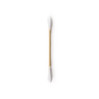 Humble brush, Ekologiczne patyczki do uszu bambus i naturalna bawełna, WHITE, białe, 100szt