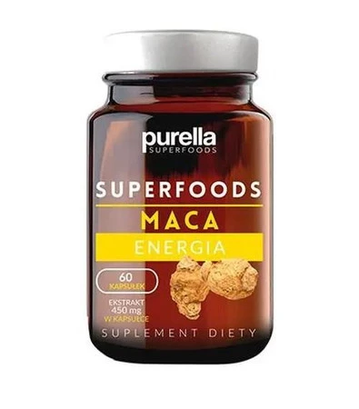 Purella Maca Superfoods na energię 60 kaps.