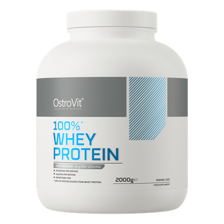 OSTROVIT 100% Whey Protein - smak ciasta bananowego (2000 g)