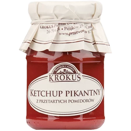 Krokus KETCHUP PIKANTNY BEZGLUTENOWY 180 g