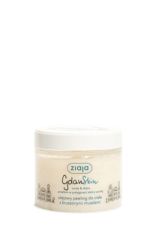 Ziaja GdanSkin, Olejowy peeling do ciała z kruszonymi muszlami 300ml