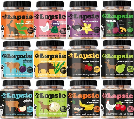 Happy Snacky ŁAPSIE Kurczak z Dziką Różą 300g