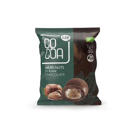 Cocoa Orzechy Laskowe w surowej czeko BIO 70g