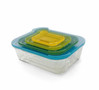 JJ - Zestaw 4 szklanych pojemników Nest™ Glass, mu