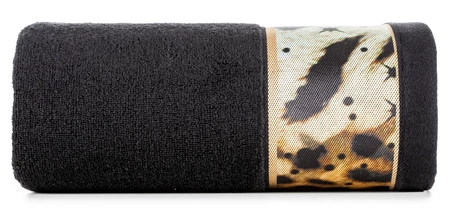 Ręcznik Eva 15 50 x 90 cm, Czarny
