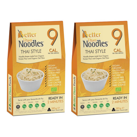 Zestaw 2x Makaron Konjac Thai Style Bio Bezglutenowy 385g