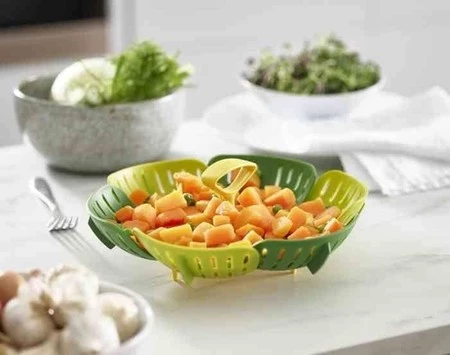 JJ - Koszyk do gotowania na parze, zielony, Bloom