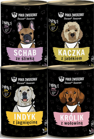 Paka Zwierzaka Seventh Heaven Schab ze śliwką- karma mokra dla psa - 400g