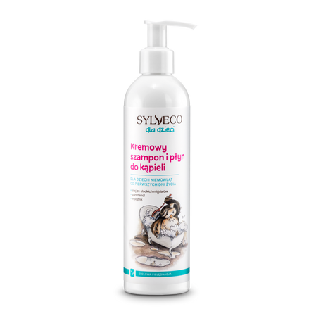 Sylveco dla dzieci - Kremowy szampon i płyn do kąpieli - 300 ml
