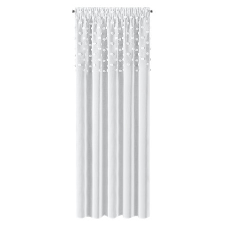 ZASŁONA GOTOWA D91 STELLA NA TAŚMIE 140 X 270 CM BIAŁY