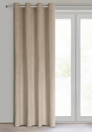 ZASŁONA GOTOWA ARIADNA 140 X 250 CM BEŻOWY