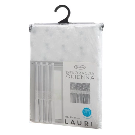 FIRANA GOTOWA LAURI 140 X 250 CM BIAŁY