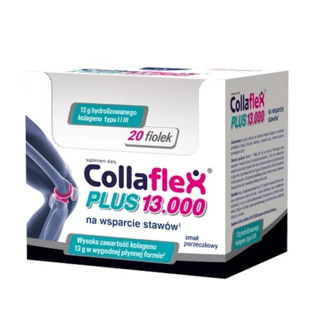 Oleofarm Collaflex SHOT 13000 mg kolagen w płynie na wsparcie stawów i kości 25 ml x 20 szt.