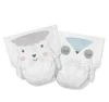 Kit and Kin, Biodegradowalne Pieluszki Jednorazowe 1 Mini (2-5kg), Owieczka/Sówka, 38 szt.