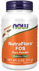 NOW FOODS NutraFlora® FOS - Fruktooligosacharydy w proszku (113 g)