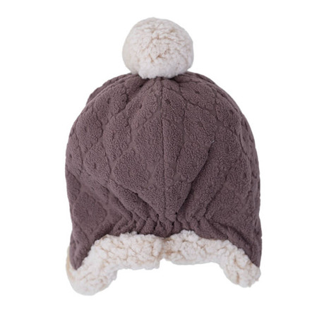 Lodger Dwuwarstwowa zimowa czapeczka z polaru wrzosowa Fleece Mauve 1-2 l