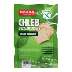 Naura − Chleb bezglutenowy jasny krojony − 350 g KRÓTKA DATA 2026-07-29