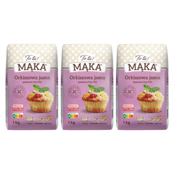 Zestaw 3x ToTa! Mąka orkiszowa jasna 1 kg