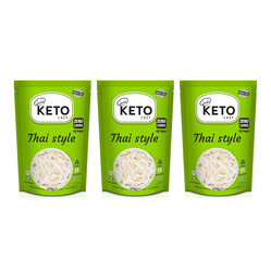 Zestaw: 3x Keto Chef Makaron Konjac Thai Style Bezglutenowy Bio 270g