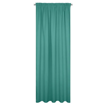 ZASŁONA GOTOWA D91 PARISA NA TAŚMIE 140 X 270 CM TURKUSOWY