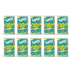 Zestaw 10x WOW CAT Creamy Snack Rind - kremowa przekąska z wołowiną (5x15g)