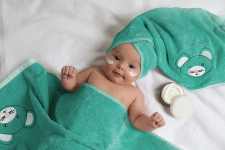 Ręcznik Dziecięcy Baby71 70 x 140 cm, Miętowy