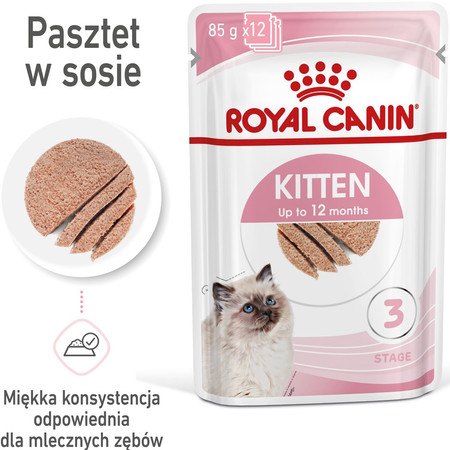 ROYAL CANIN KITTEN w pasztecie 85g