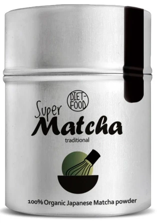 DIET-FOOD HERBATA ZIELONA MATCHA JAPOŃSKA BIO 40 g