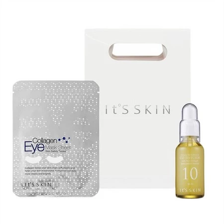 Beauty Elasticity Gift Set zestaw ujędrniające serum do twarzy 30ml + kolagenowe płatki pod 3g