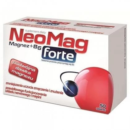 Aflofarm – NeoMag Forte, Magnez B6 – 50 tabletek