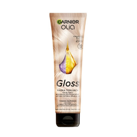 Olia Gloss maska koloryzująca-toner do włosów Chłodny Blond 150ml
