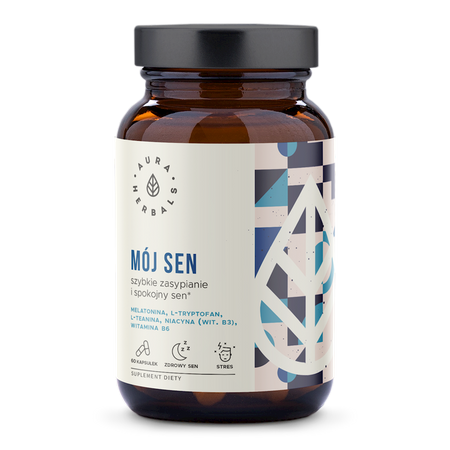 AURA HERBALS Mój Sen - szybkie zasypianie i spokojny sen 60 kaps.
